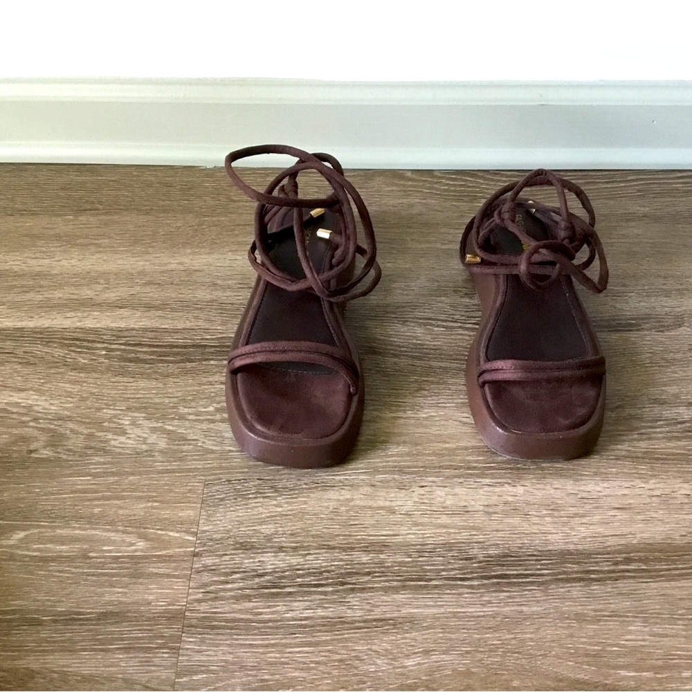 Fashion Nova Hallie Wrap Up Sandals